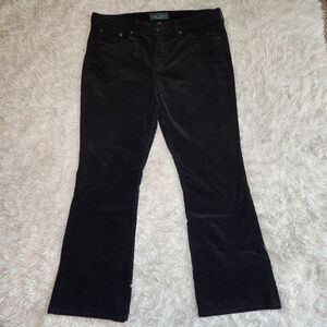 LRL Lauren Jeans Co Ralph Lauren Black Corduroy Pants